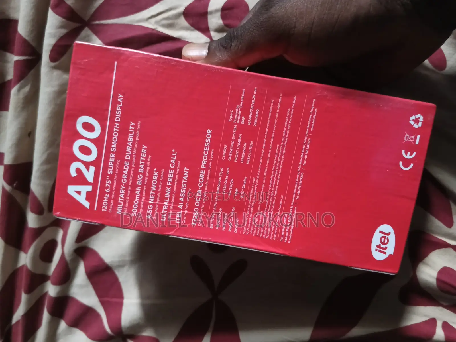 New Itel A200+ 128 GB Blue