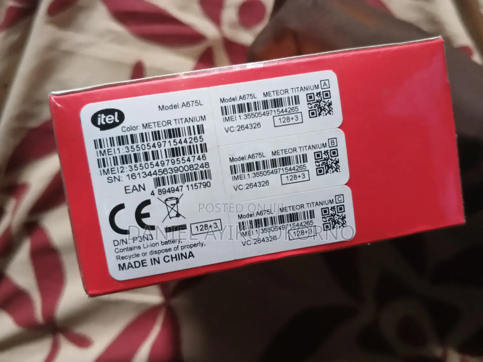 New Itel A200+ 128 GB Blue