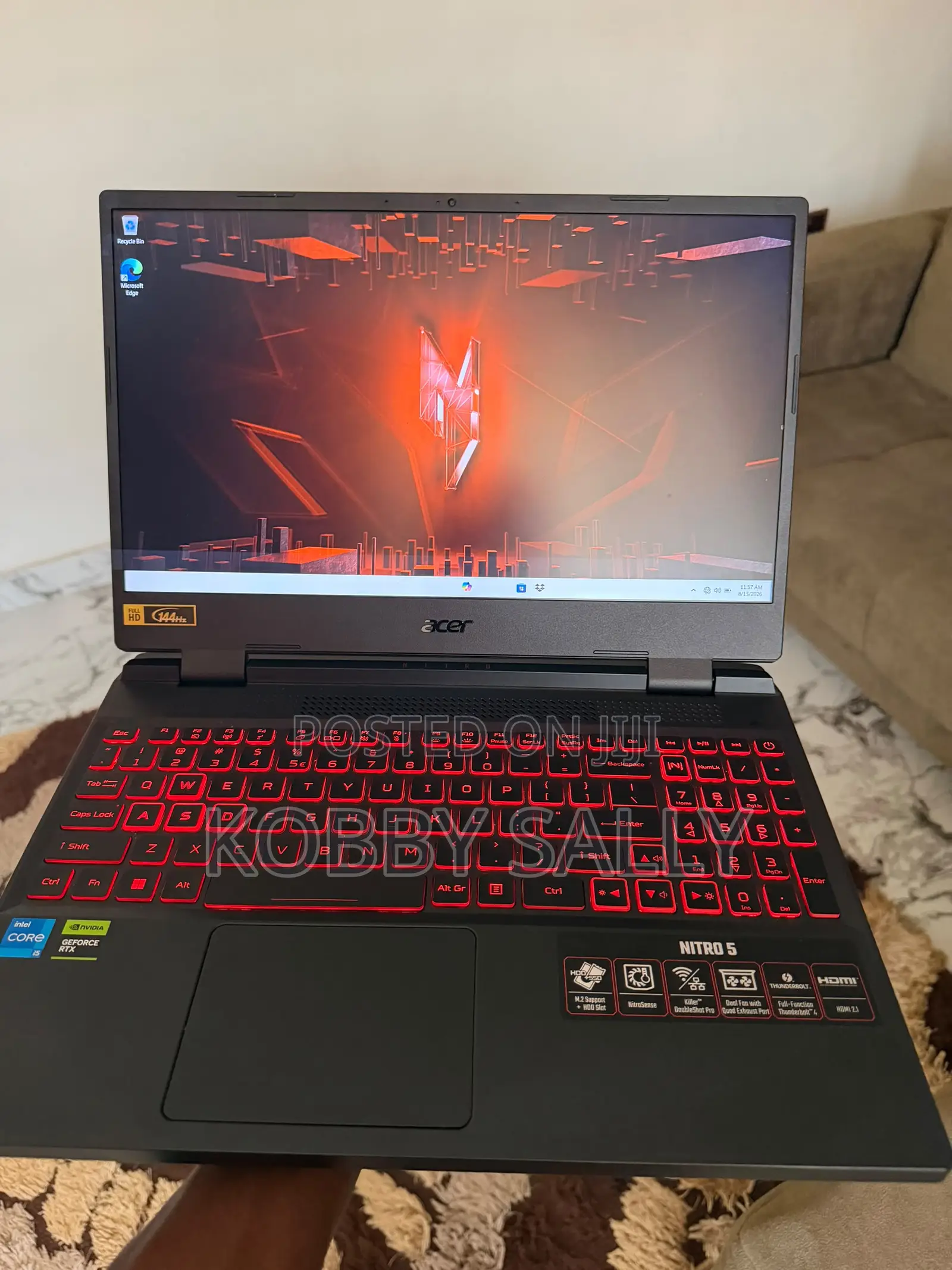 New Laptop Acer Nitro 5 16GB Intel Core i5 SSD 512GB