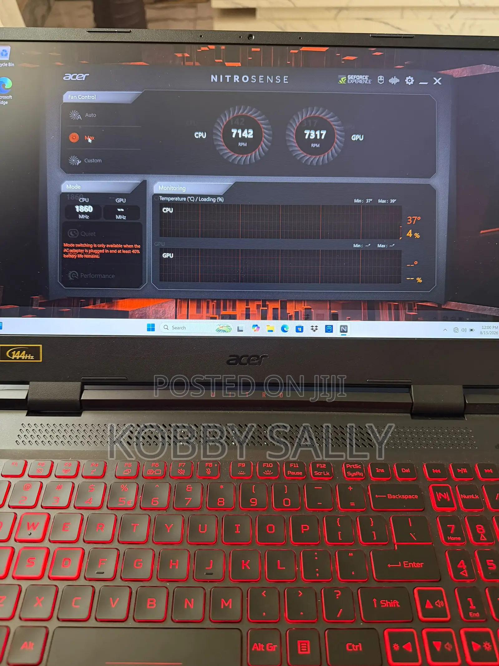 New Laptop Acer Nitro 5 16GB Intel Core i5 SSD 512GB