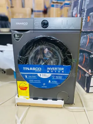 With Inverter Built Nasco 8kg Front Load Washing Machine