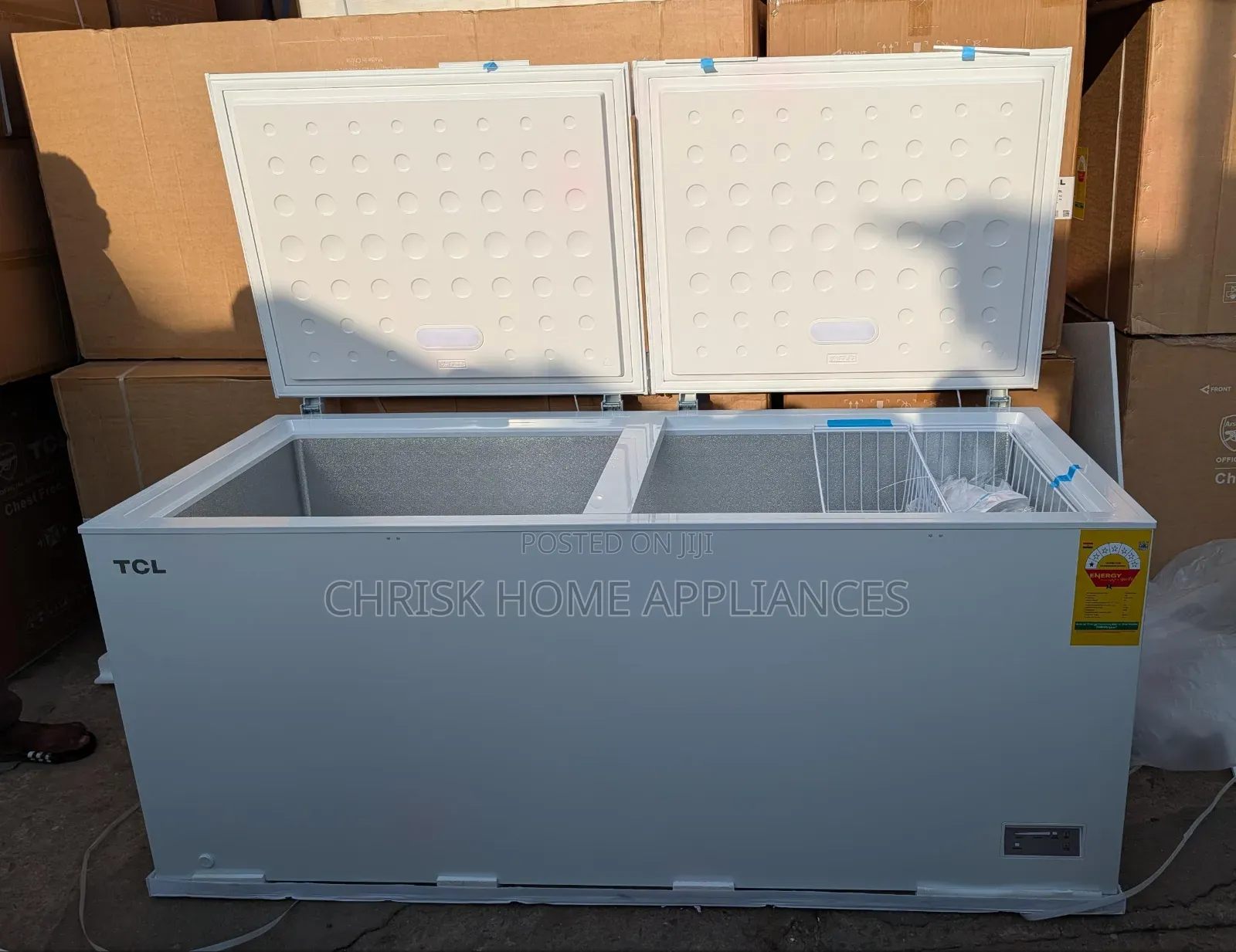 TCL 708L Chest Freezer – Large Capacity Deep Freezer