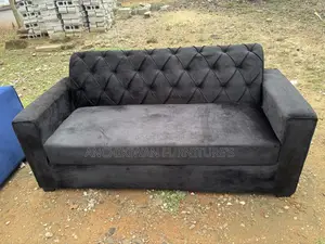 3 in 1 Black Sofa (Cash on Delivery)
