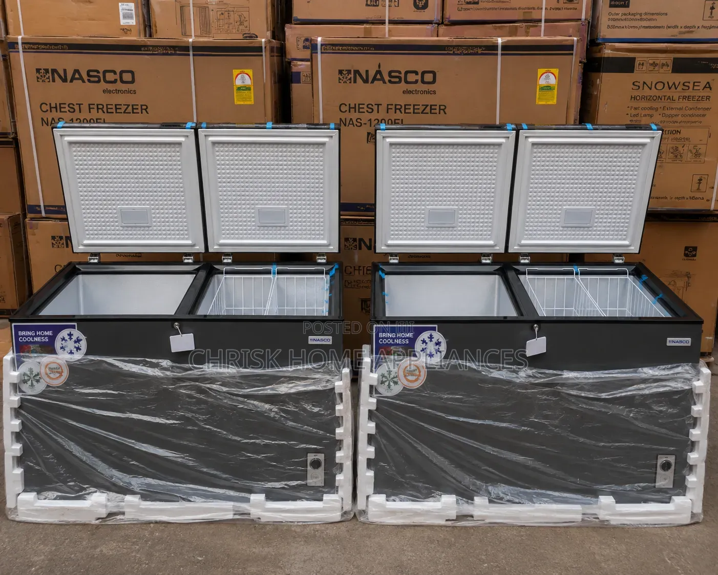 NASCO 800L Chest Freezer – NAS1200FL-DD
