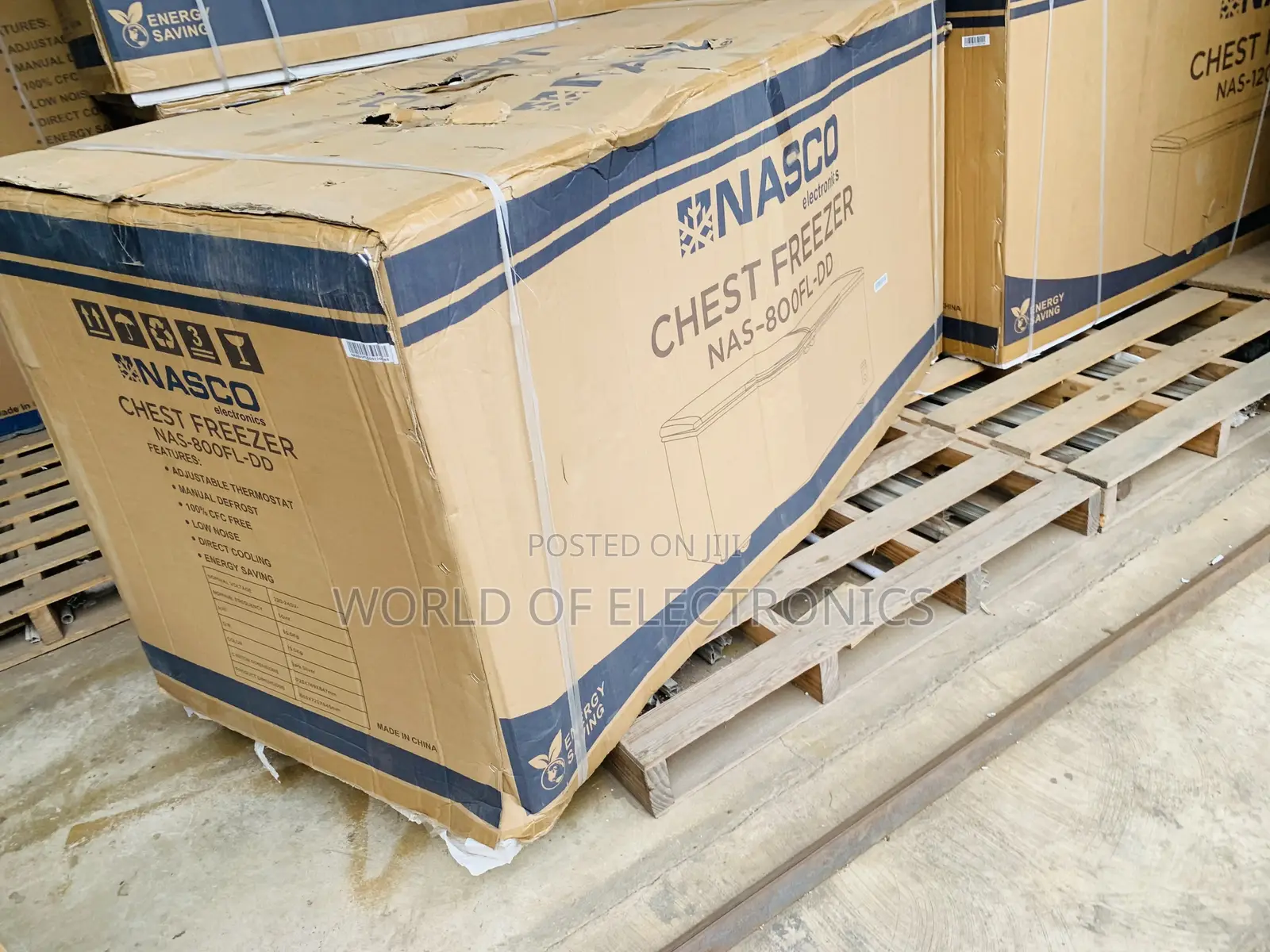 High Quality Nasco 545 LTRS Double Door Chest Freezer – NAS-800FL-DD