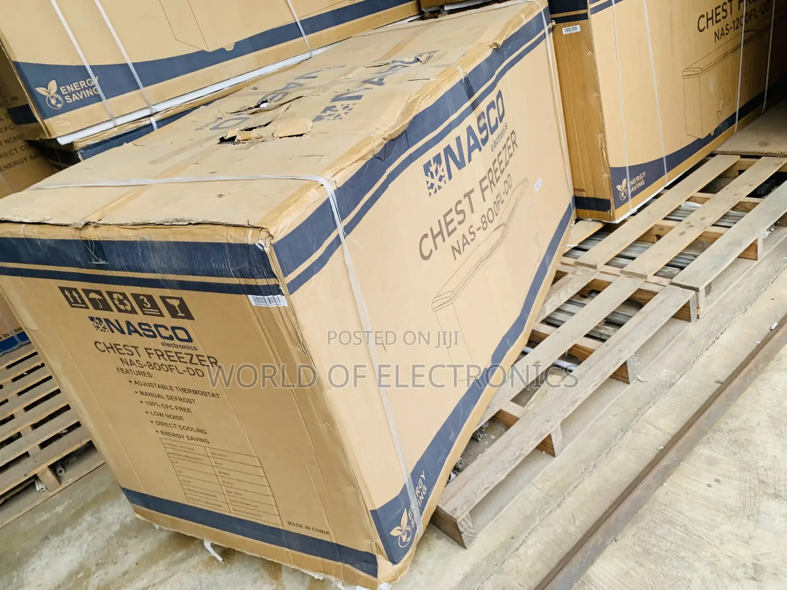High Quality Nasco 545 LTRS Double Door Chest Freezer – NAS-800FL-DD