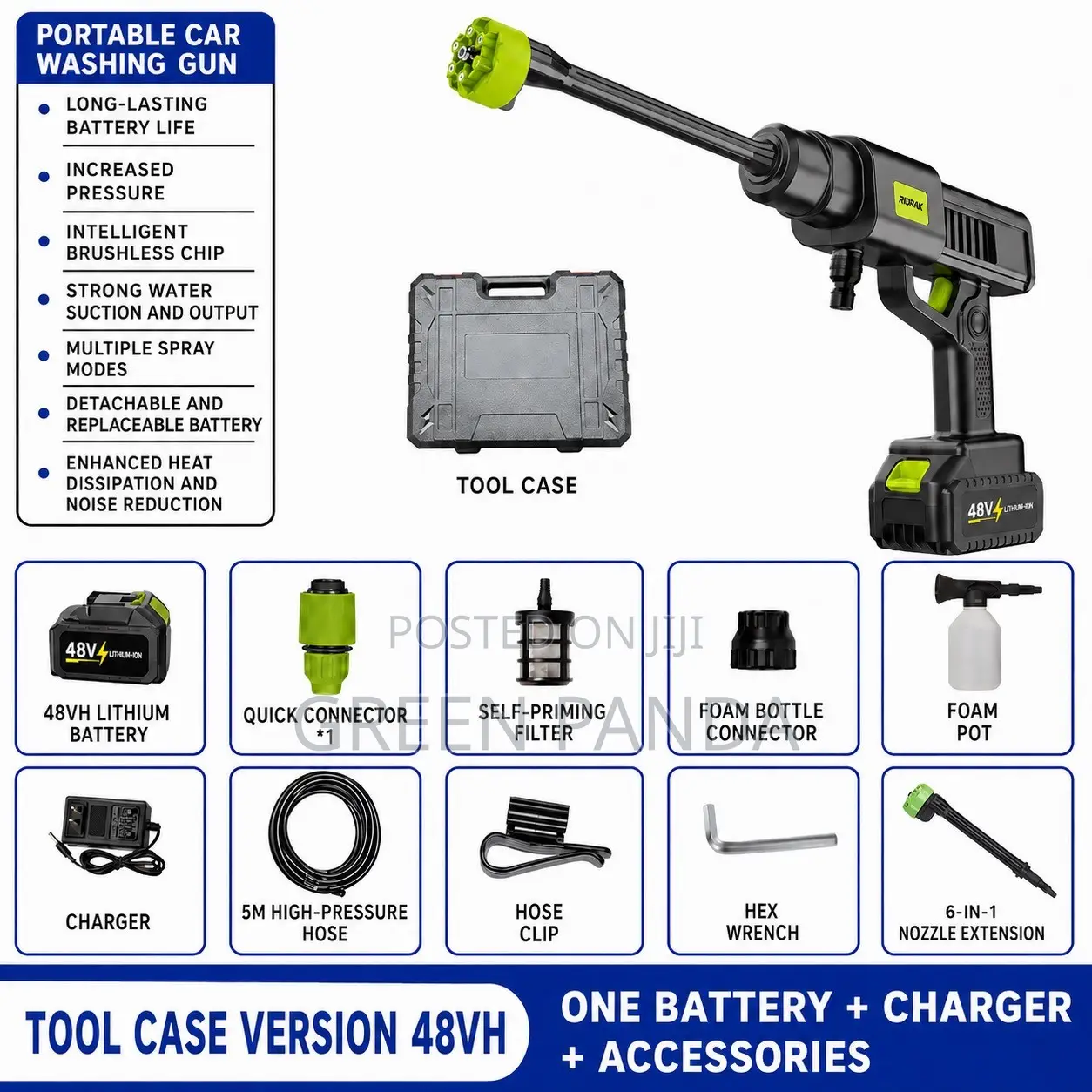 Electric Wireless Car Washing Gun