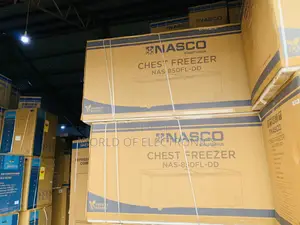 Nasco NAS-850FL-DD 600-Liters Double Door Chest Freezer - Silver