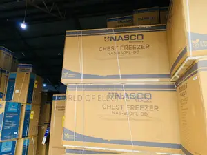 Nasco NAS-850FL-DD 600-Liters Double Door Chest Freezer - Silver