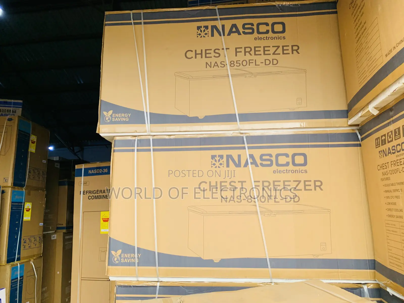 Text Us for Nasco NAS-850FL-DD 600-Liters Double Door Chest Freezer -
