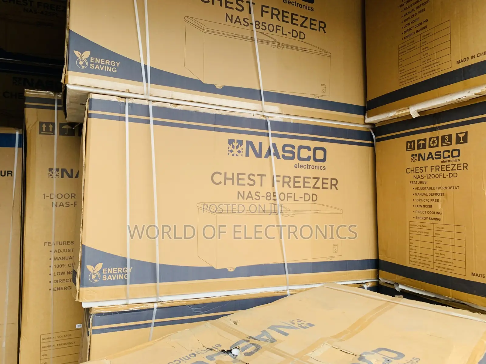 Beat Buy Fir Less Nasco NAS-850FL-DD 600-L Double Door Chest Freezer