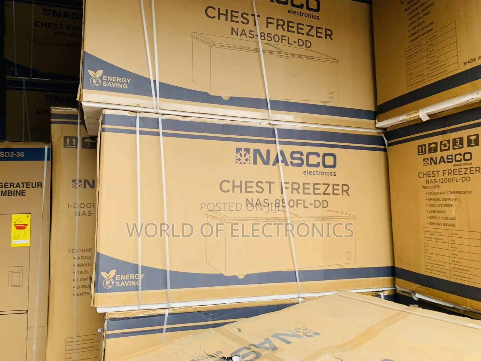 Beat Buy Fir Less Nasco NAS-850FL-DD 600-L Double Door Chest Freezer