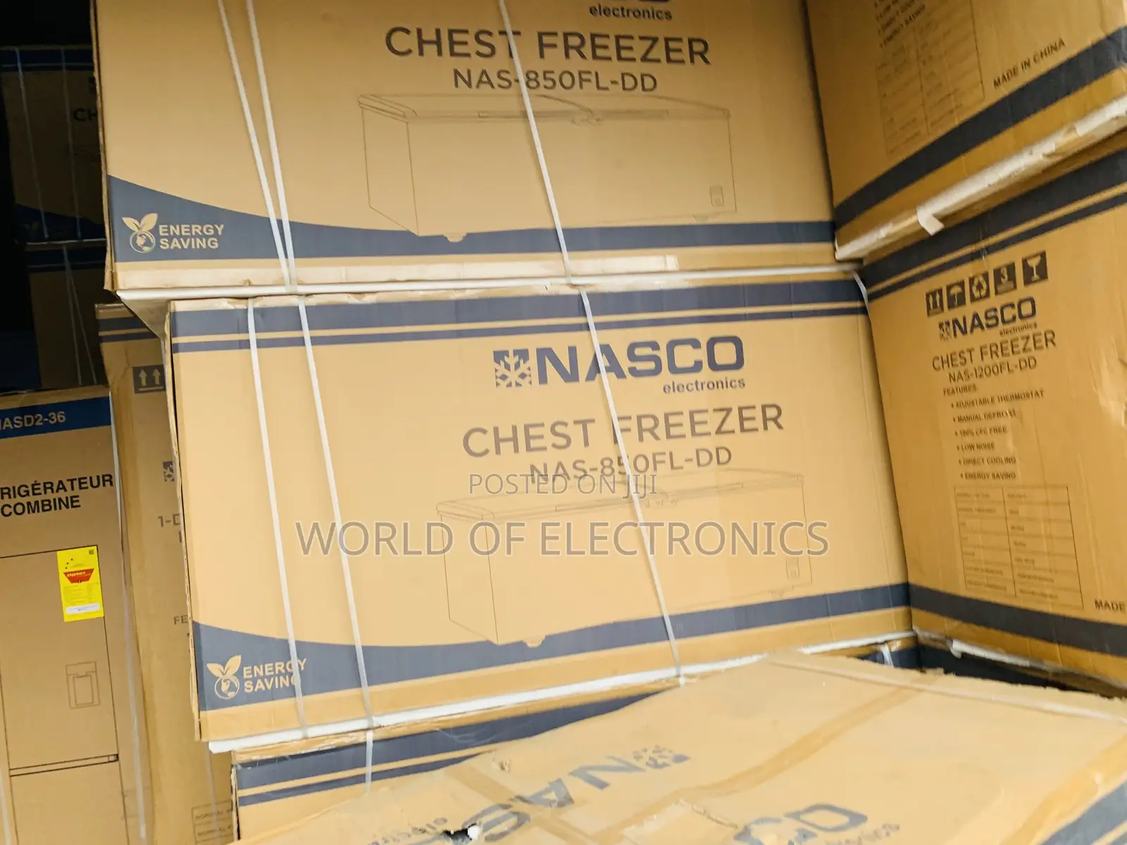 Grab the New Nasco NAS-850FL-DD 600-Liters Double Door Chest Freezer