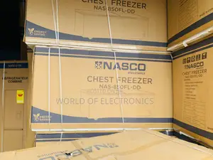 Brand New Nasco NAS-850FL-DD 600-L Double Door Chest Freezer - Silver
