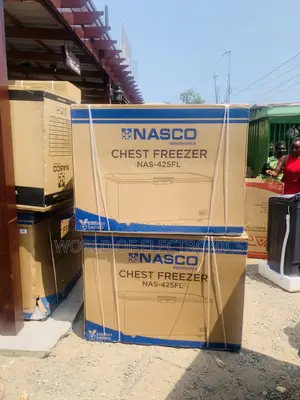 Nasco 318 Litres Chest Freezer - NAS-425FL - Silver