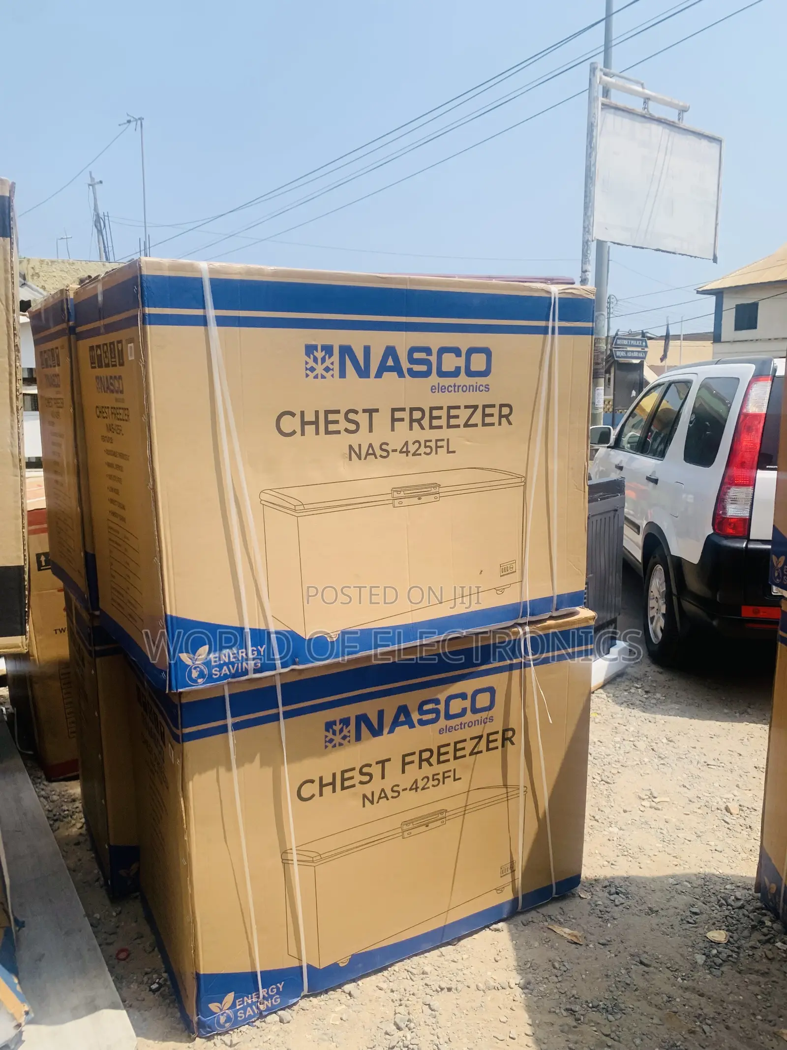 Text Us for Nasco 318 Litres Chest Freezer - NAS-425FL - Silver