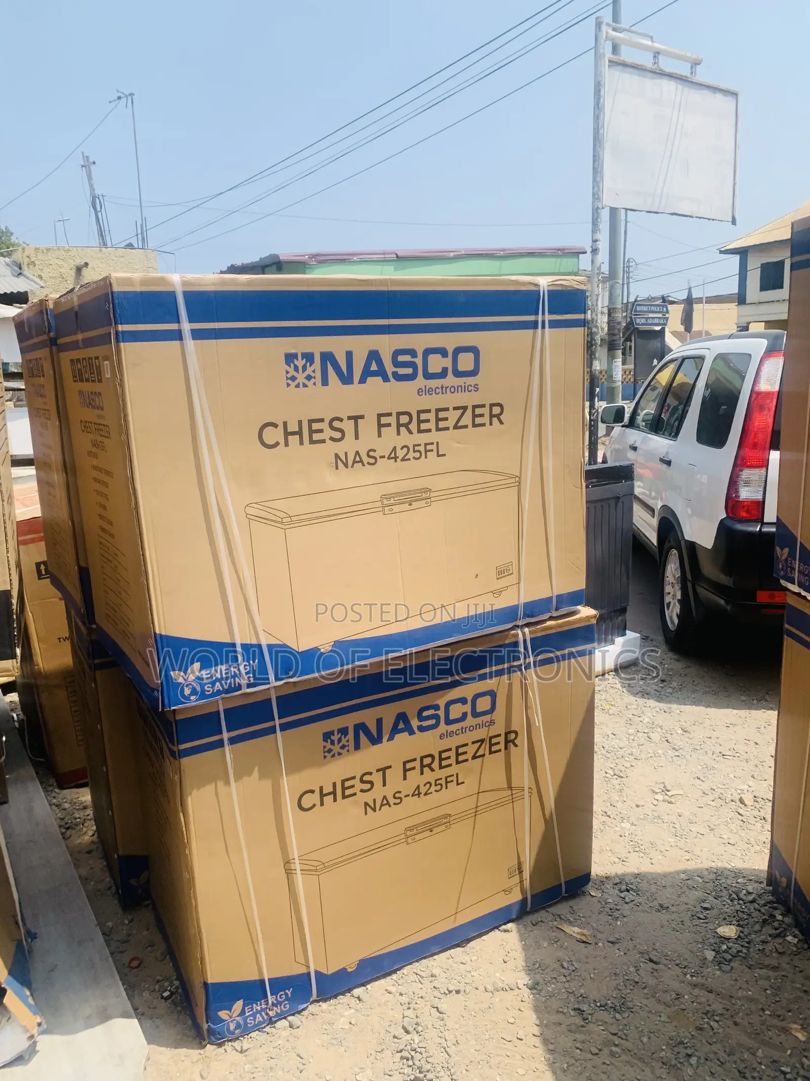 Limited Stock Nasco 318 Litres Chest Freezer - NAS-425FL - Silver