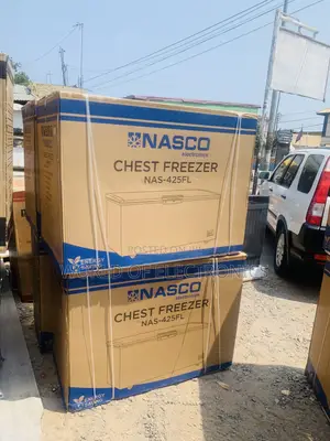 High Quality Nasco 318 Litres Chest Freezer - NAS-425FL - Silver
