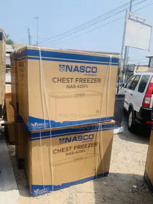 High Quality Nasco 318 Litres Chest Freezer - NAS-425FL - Silver