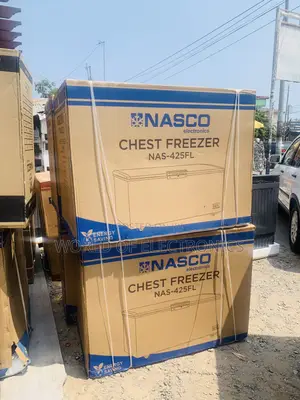 Ultra Modern Sleek Nasco 318 Litres Chest Freezer - NAS-425FL - Silver