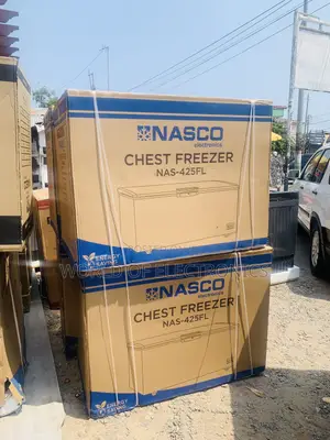 Ultra Modern Sleek Nasco 318 Litres Chest Freezer - NAS-425FL - Silver