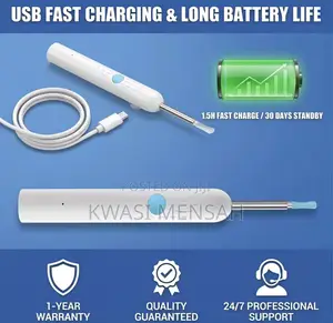 Wireless Visual Ear Cleaner - Otoscope Kit With Camera LED Light