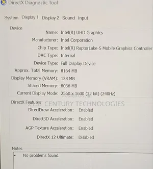 Laptop Alienware M16 R1 16GB Intel Core i9 SSD 1T