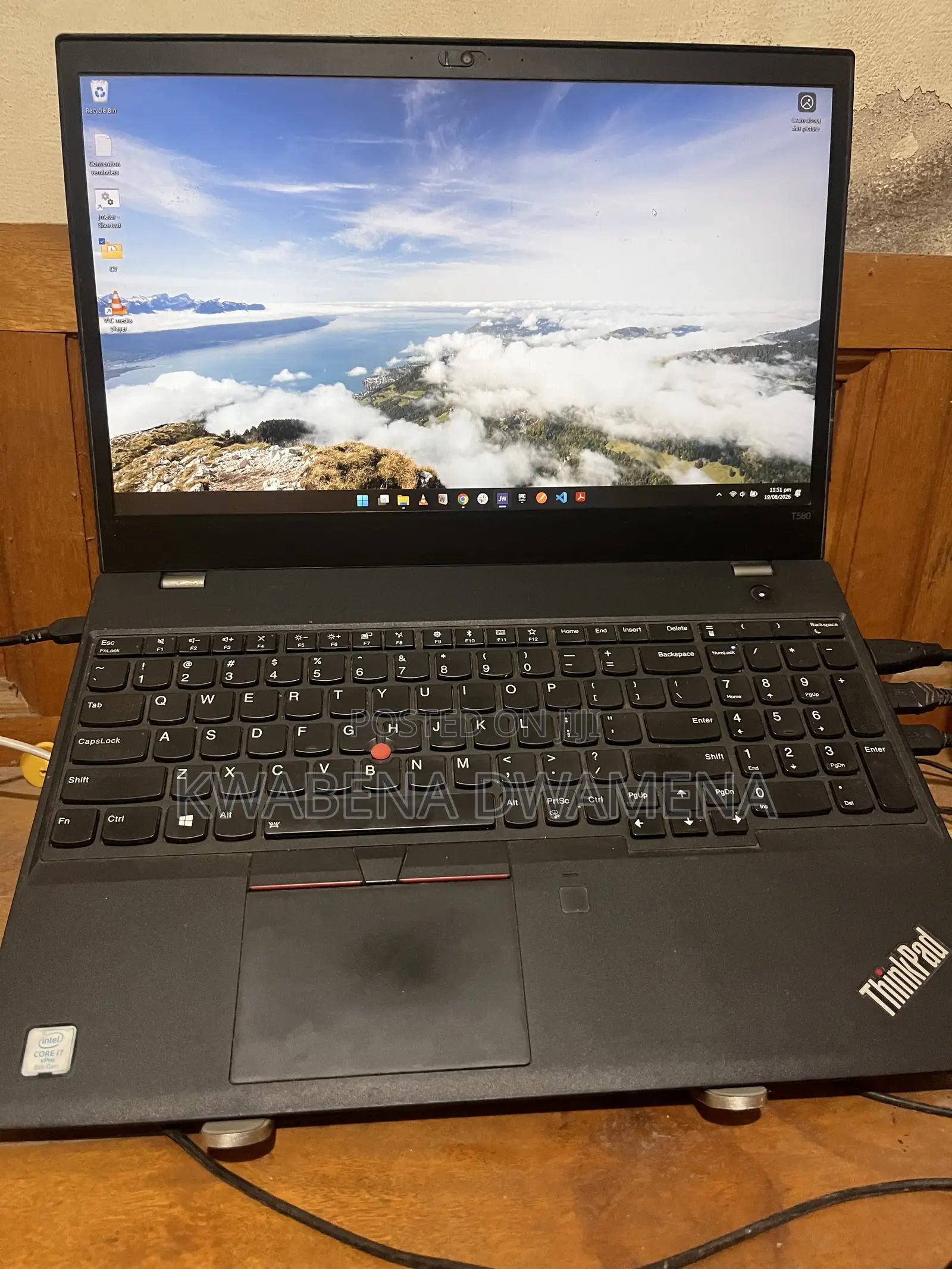 Laptop Lenovo ThinkPad T580 16GB Intel Core i7 SSD 512GB
