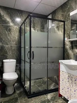 Black Shower Cubicle 120*90cm