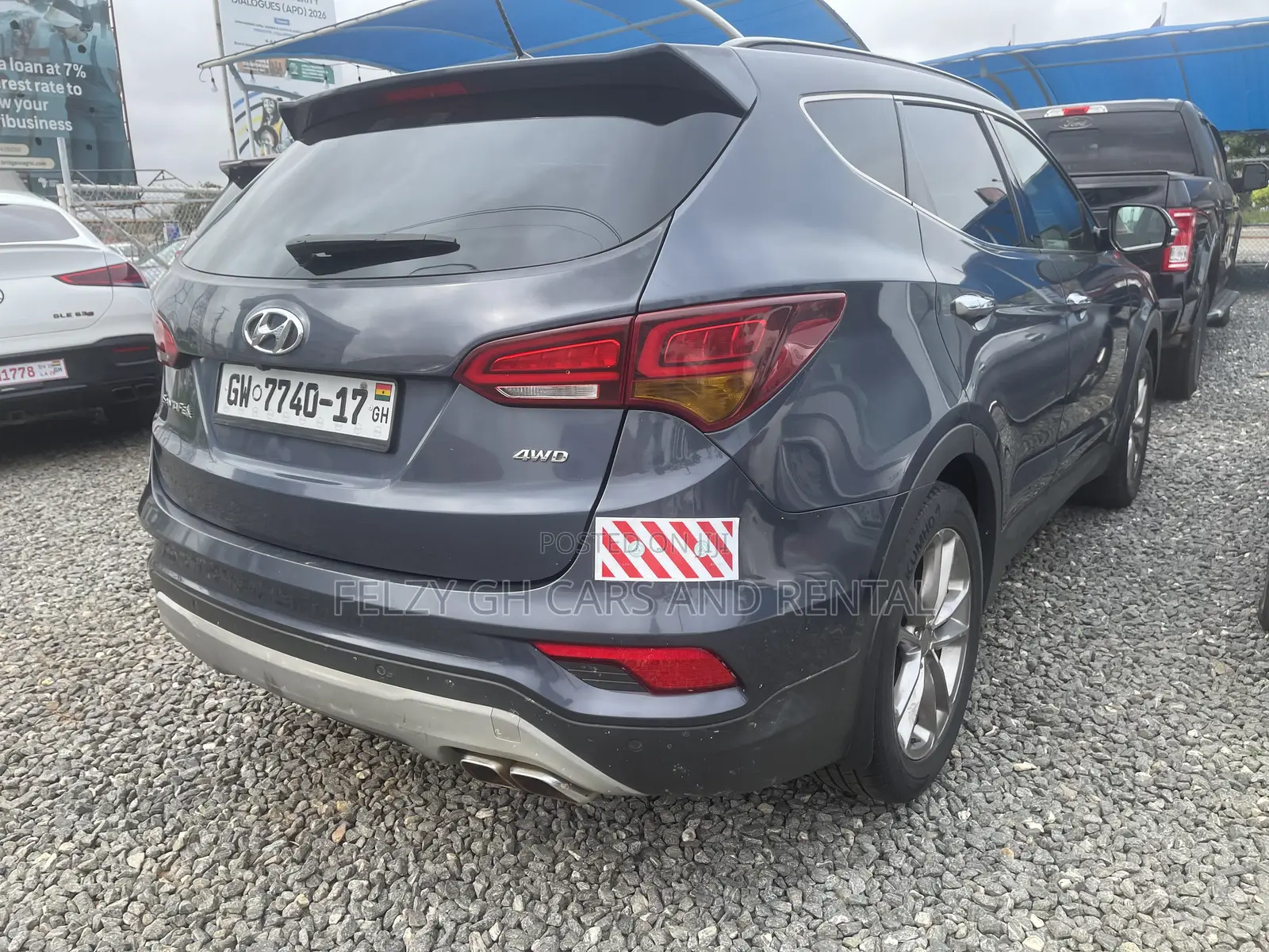 Hyundai Santa Fe Limited Ultimate AWD 2017 Gray