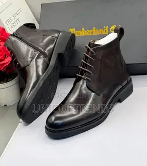Quality Timberland Leather Ankle Boots (Coffee)