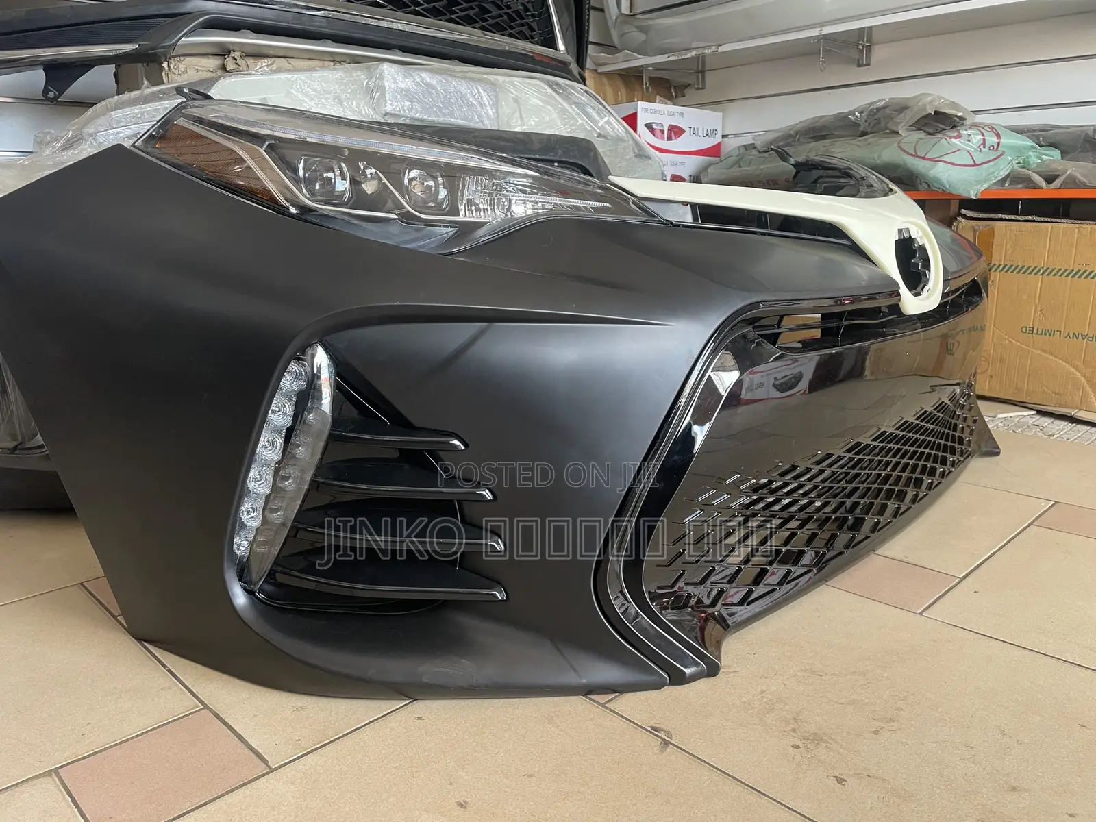 Toyota Corolla 2017-2019 Front Bumper Complete Sport With Headlights
