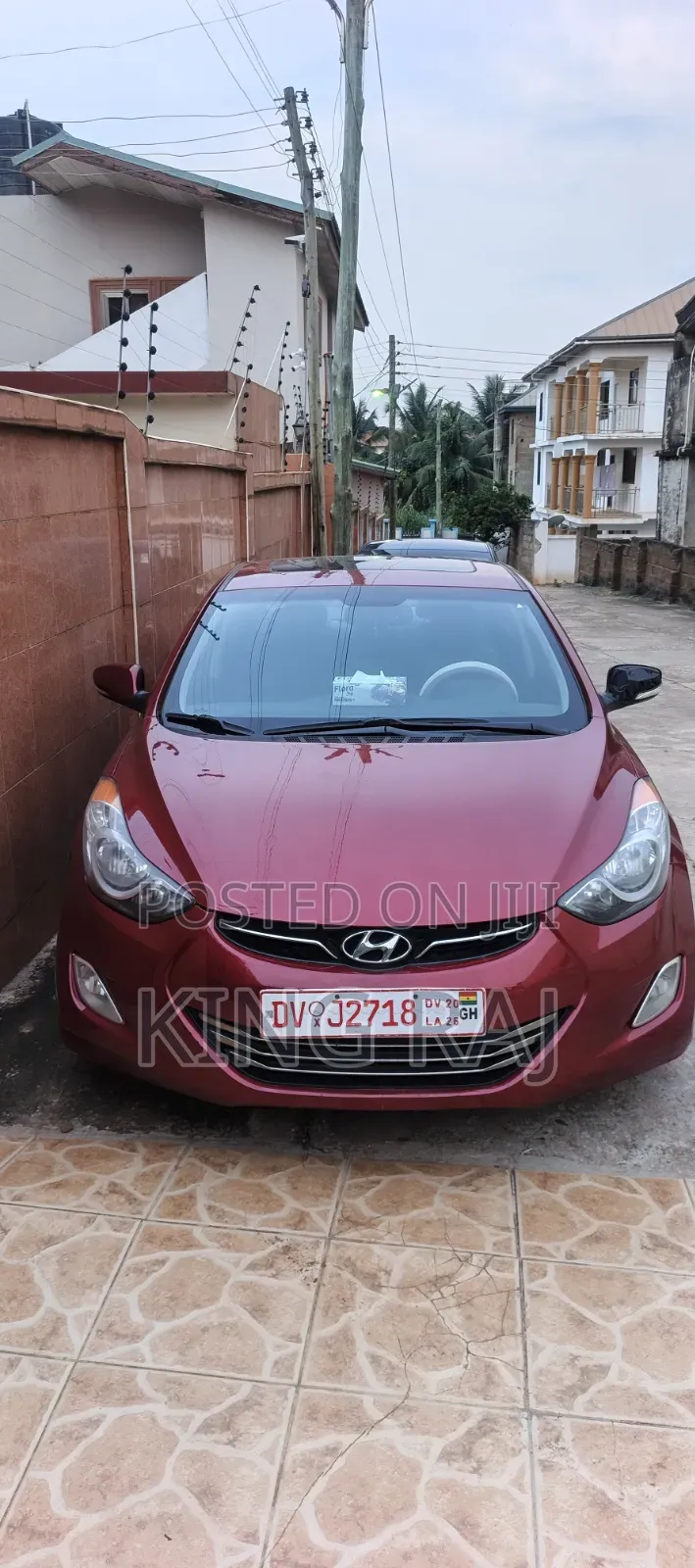 Hyundai Elantra 2013 Red