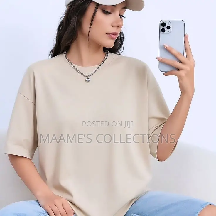 Unisex Classic Crew Neck Heavy Plain Short Sleeve T-Shirt