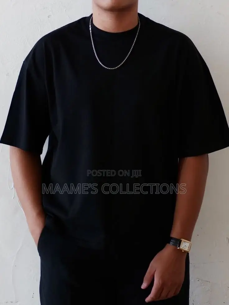Unisex Classic Crew Neck Heavy Plain Short Sleeve T-Shirt