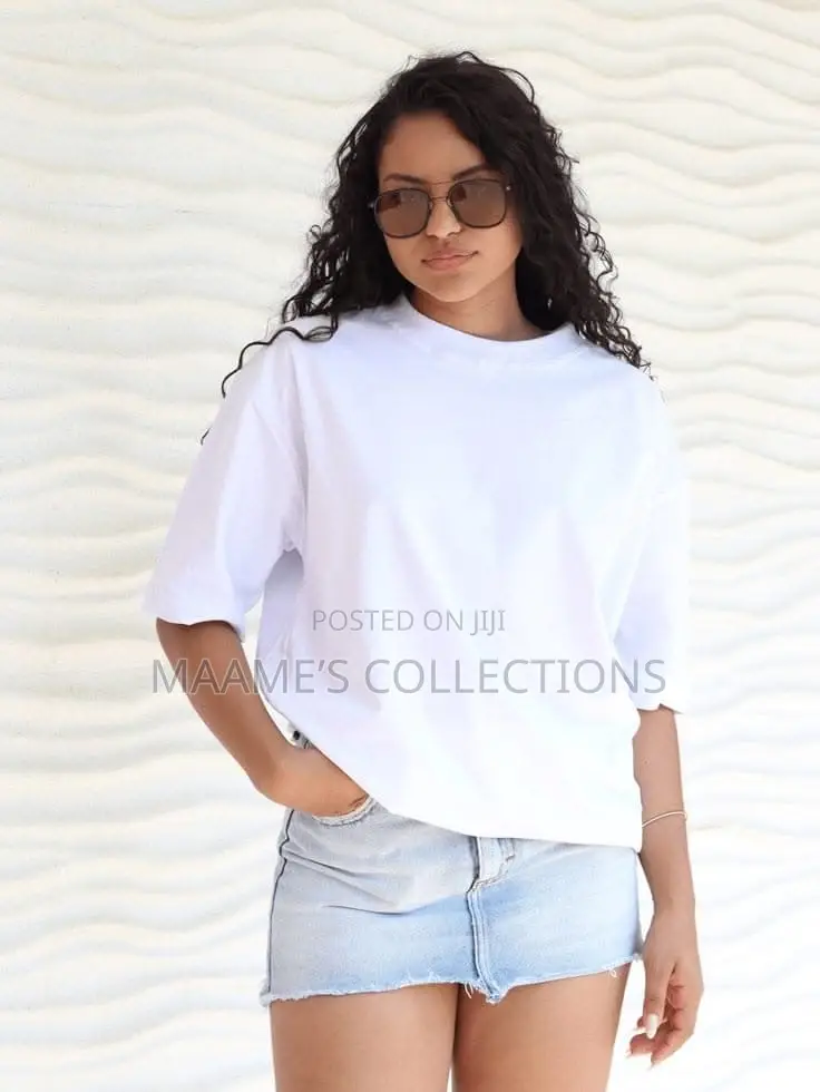 Unisex Classic Crew Neck Heavy Plain Short Sleeve T-Shirt