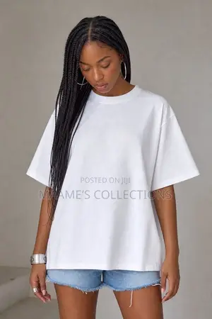 Unisex Classic Crew Neck Heavy Plain Short Sleeve T-Shirt