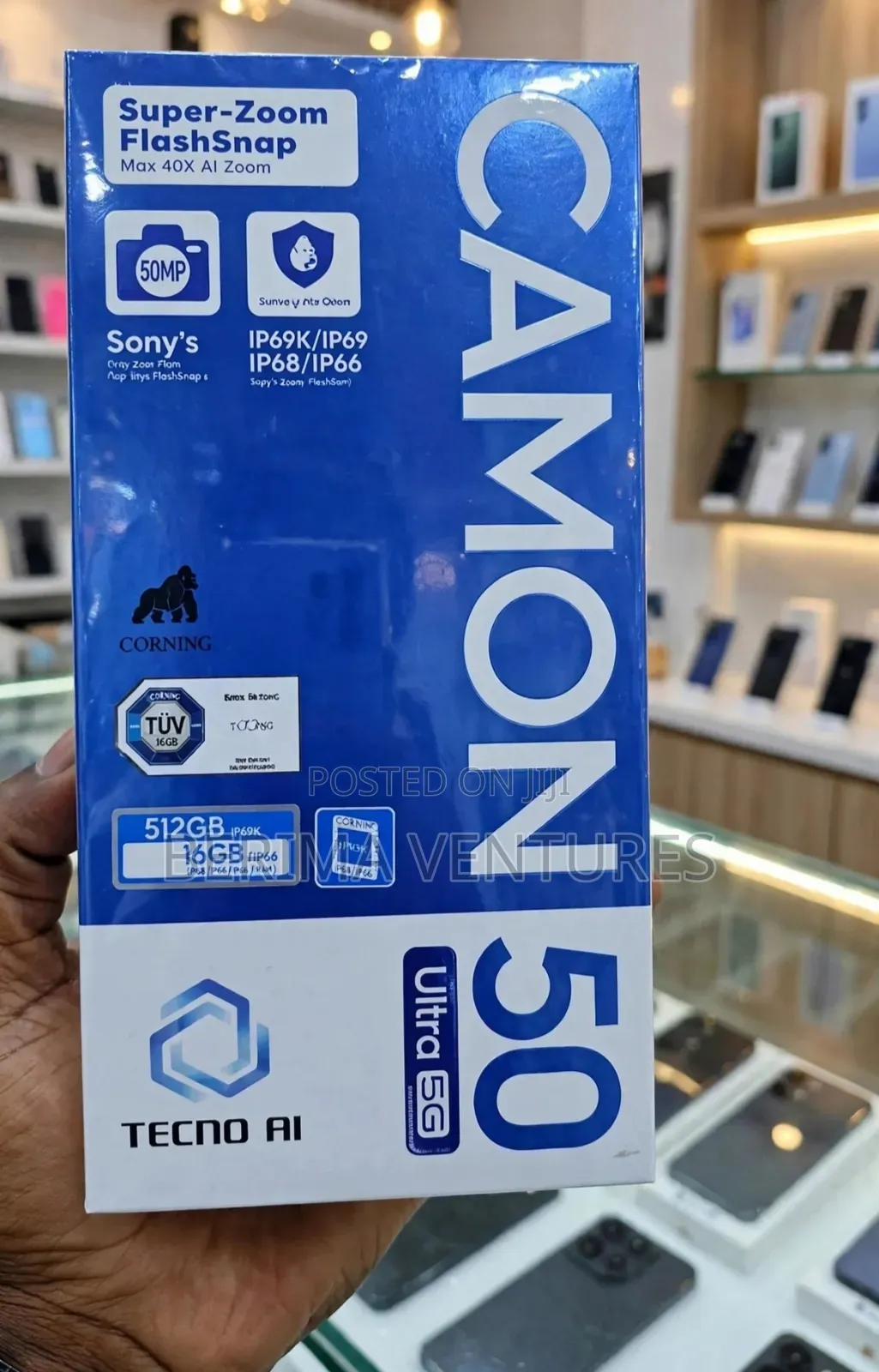 New Tecno Camon 50 Ultra 512 GB Black