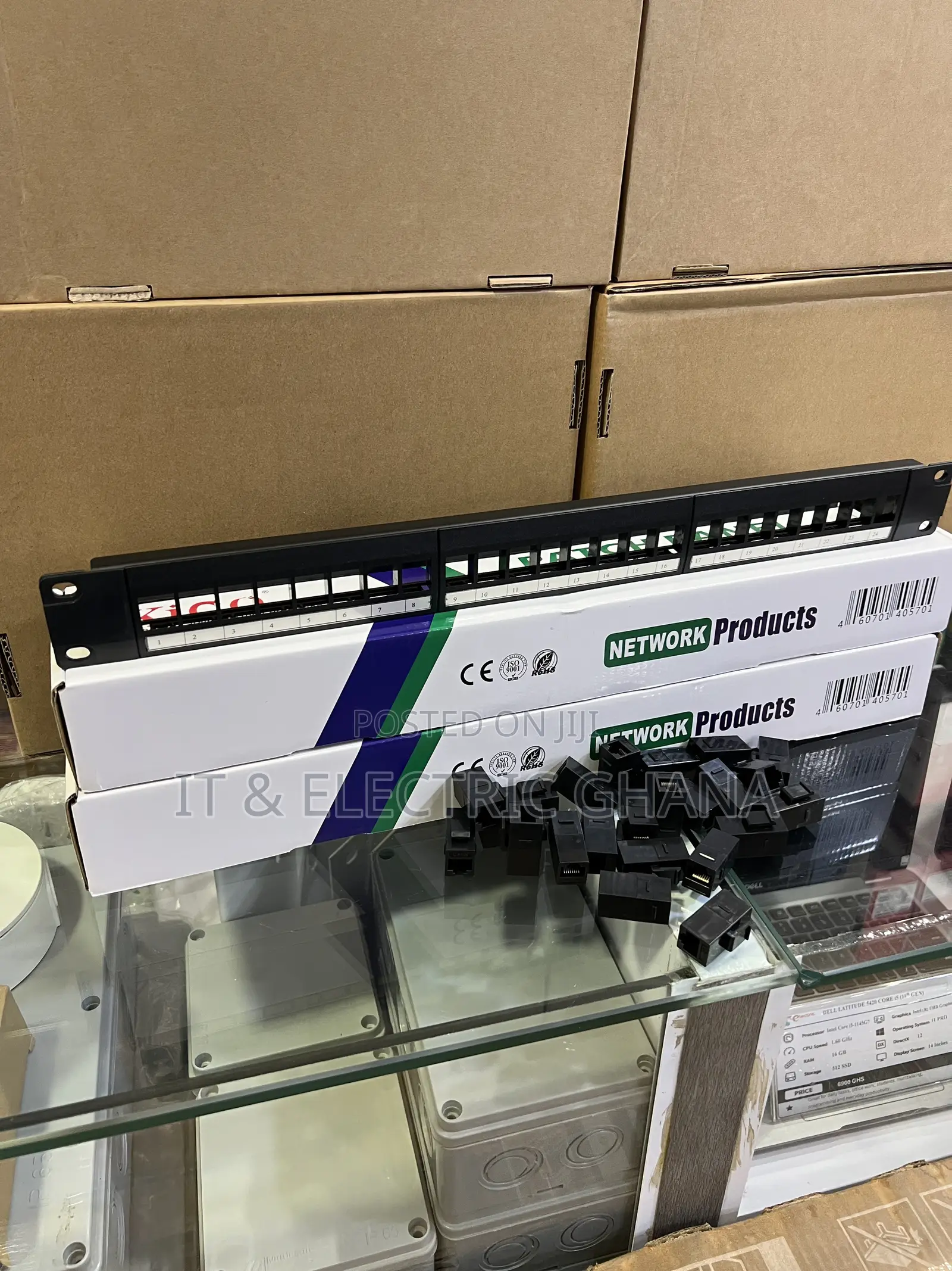 Unloaded Patch Panel