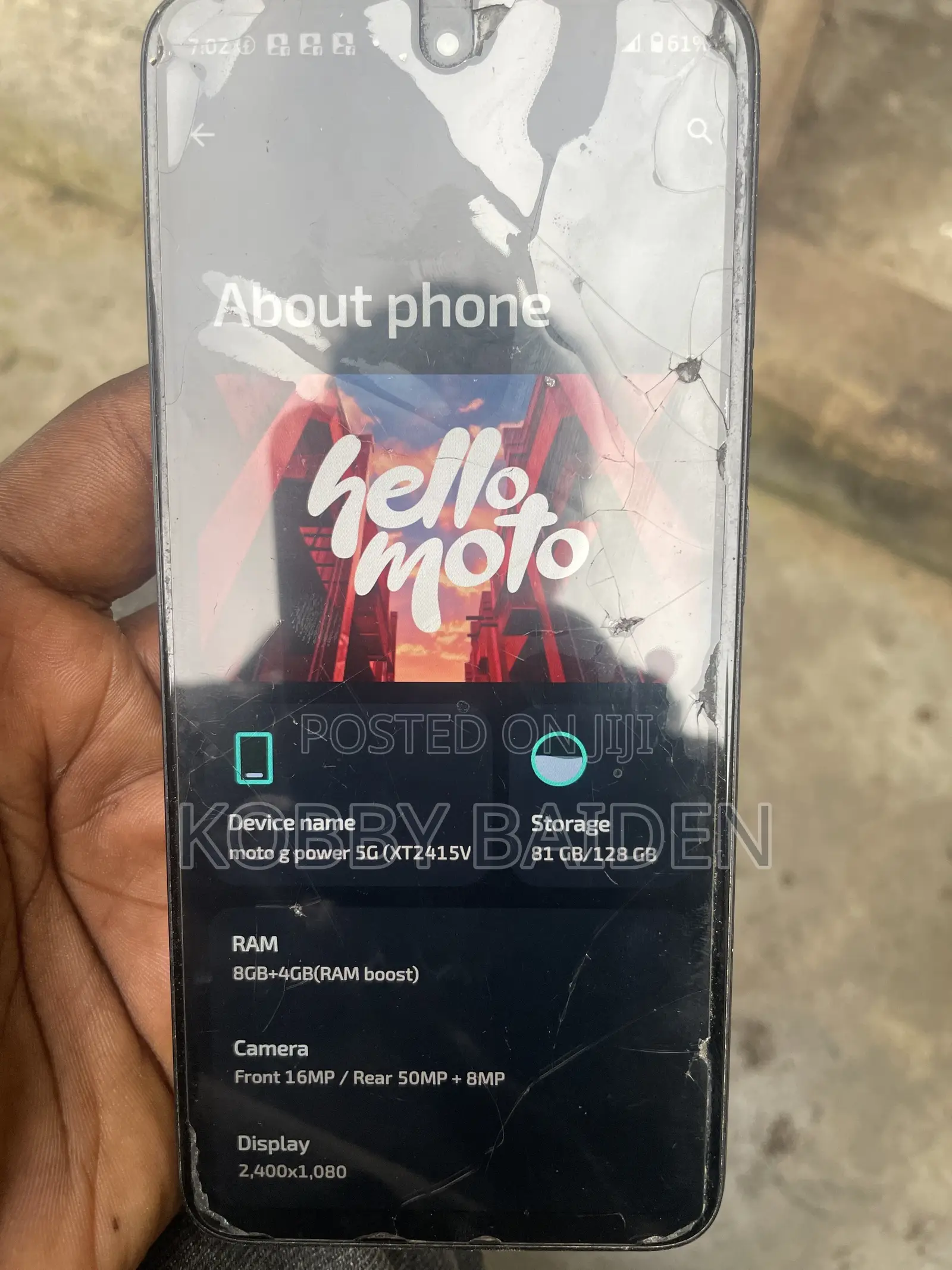 Motorola Moto G 5G 128 GB Blue