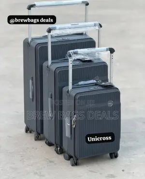 Premium Quality Unicross 3set Wide Handle Unbreakable Traveling Bag.