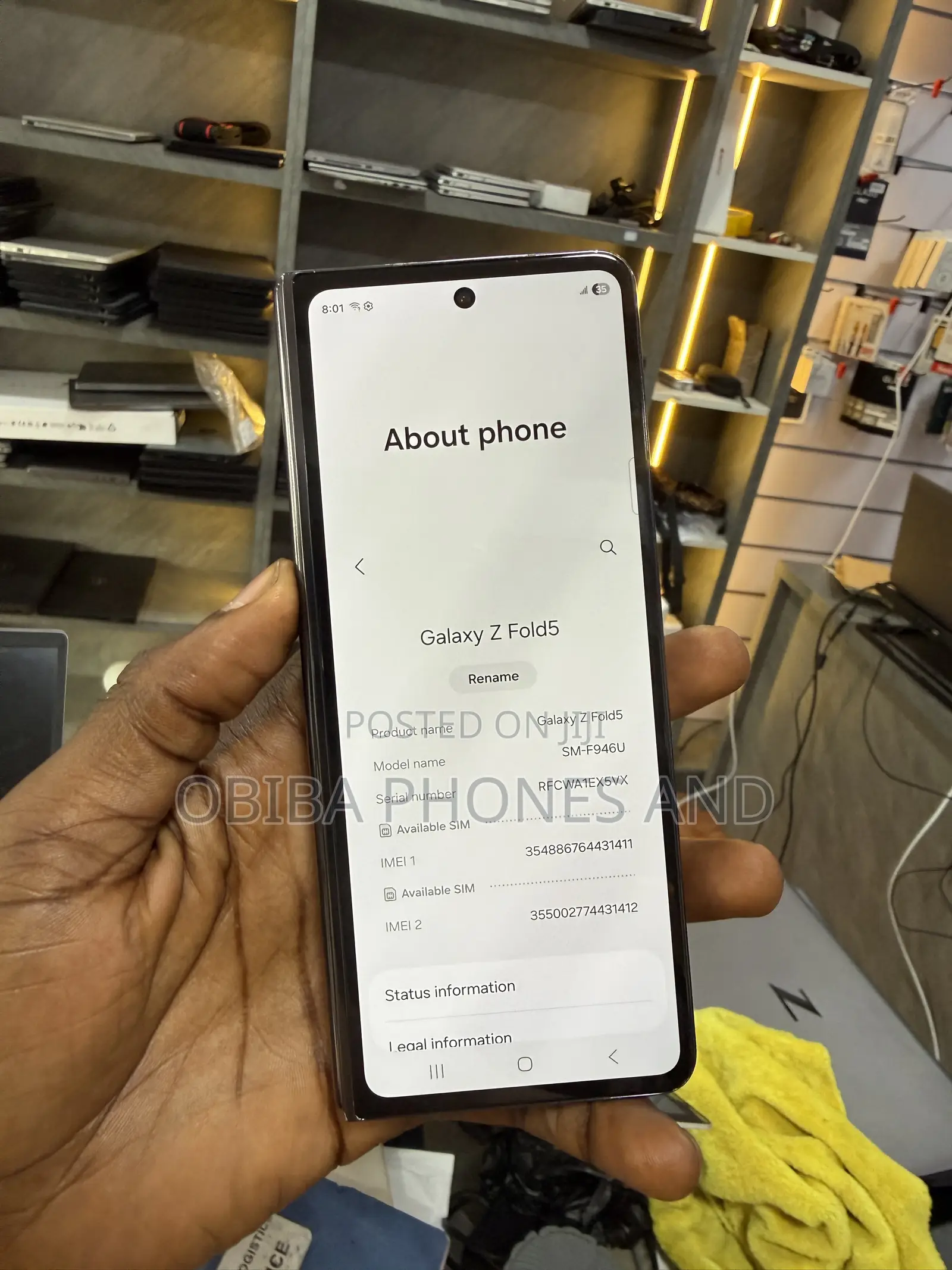 Samsung Galaxy Z Fold 5 256 GB Black