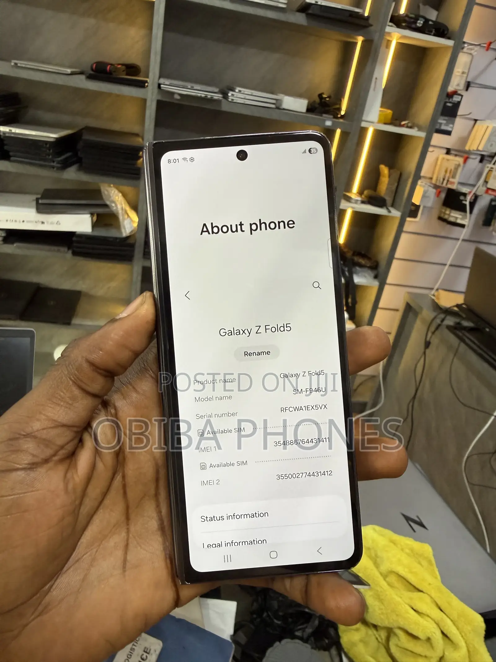 Samsung Galaxy Z Fold 5 256 GB Black