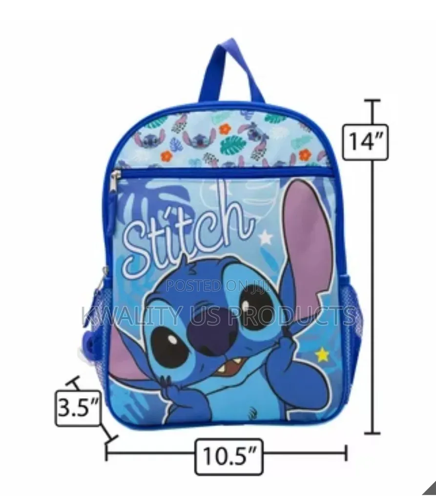 Disney Stitch Kids 2-Piece Luggage Set + Luggage Tag