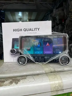 QLED Double Knobs Android Screen With Reverse Camera