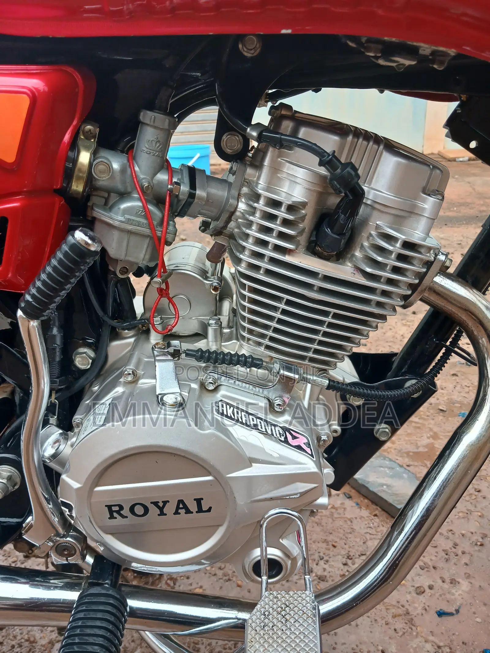 New Royal Motorcycle 2026 Red