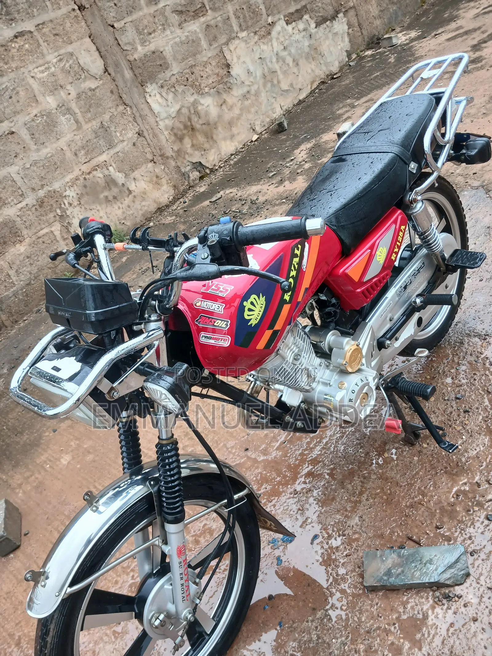 New Royal Motorcycle 2026 Red
