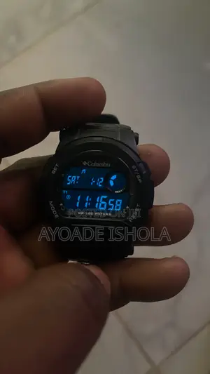 Columbia Watch Unisex CL-5055 Black 100m Timer Alarm Date Light Quartz