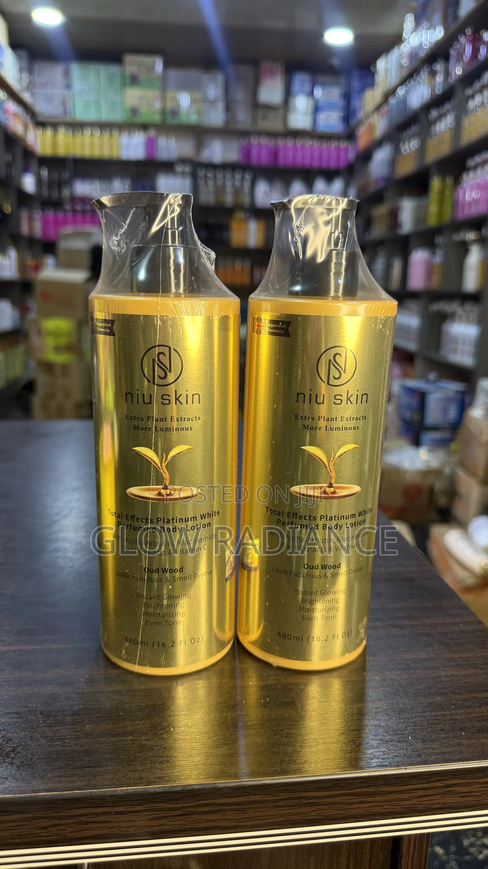 Niu Skin Total Effects Platinum White Perfumed Body Lotion