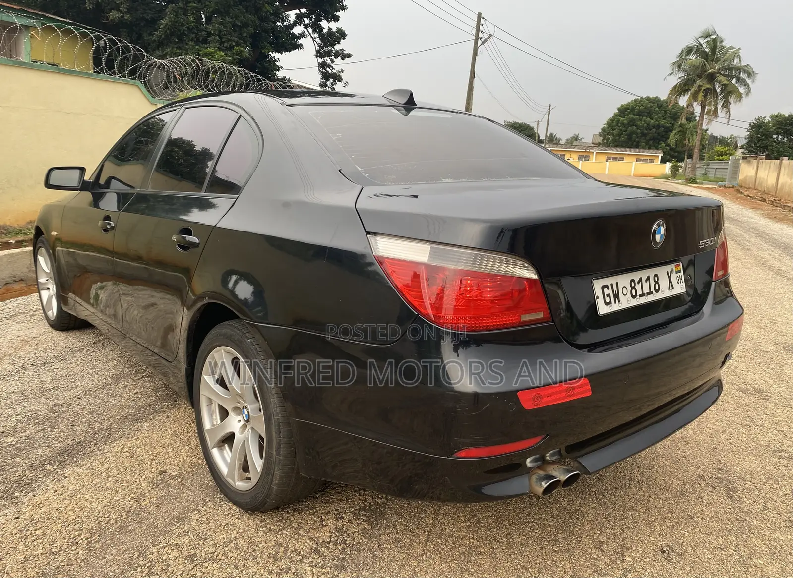 BMW 530i 2007 Black